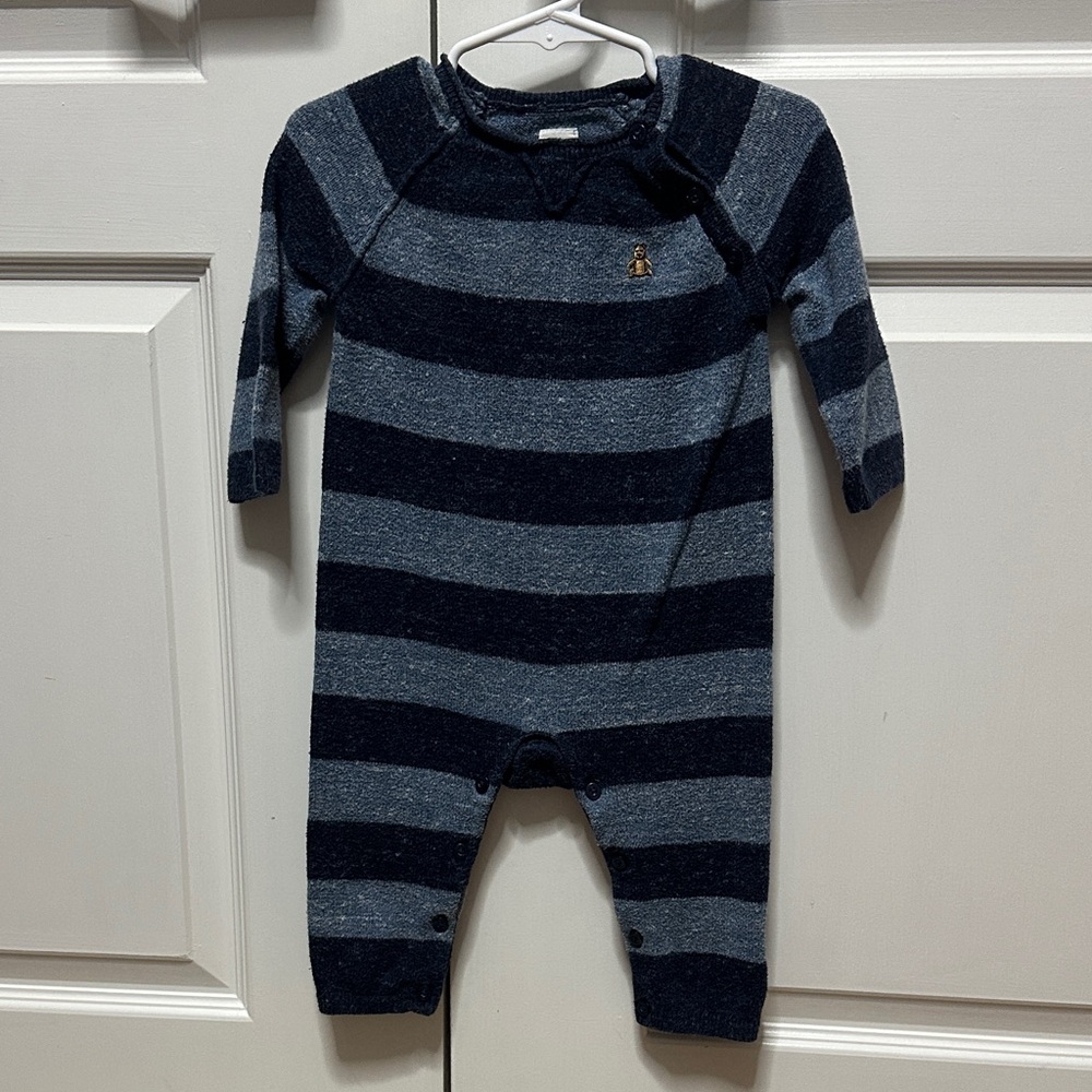 GAP Blue Striped sweater one piece